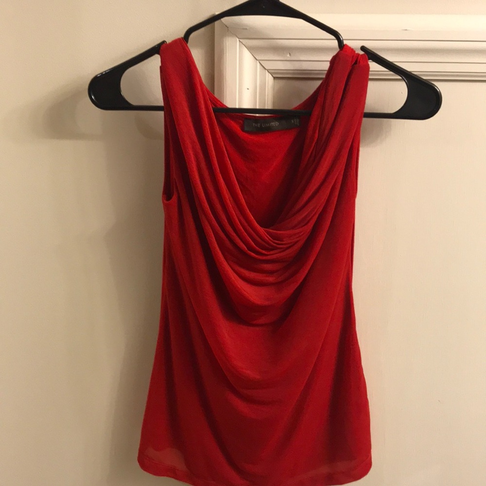 Red sleeveless size small top
